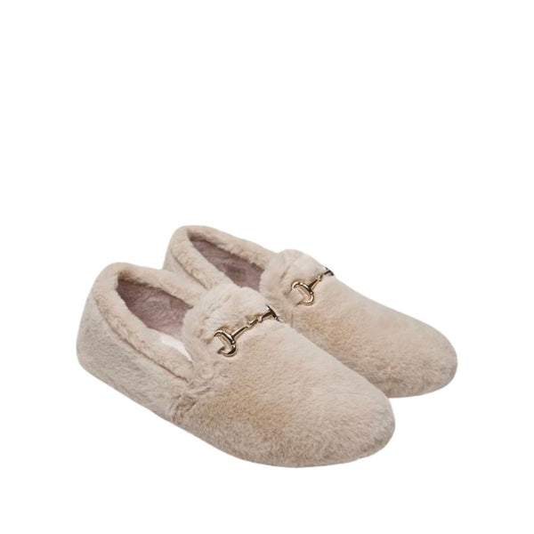 Macarena Faux Fur Loafer Slippers