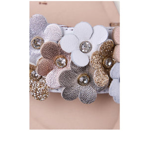 Gioseppo Flower Leather Sandals