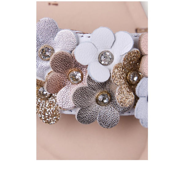 Gioseppo Flower Leather Sandals