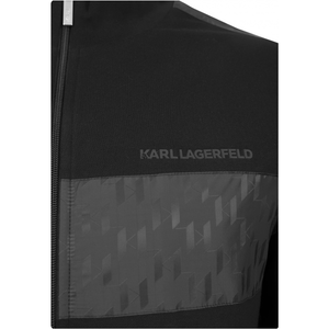 Karl Lagerfeld Patterned Panel Hoodie