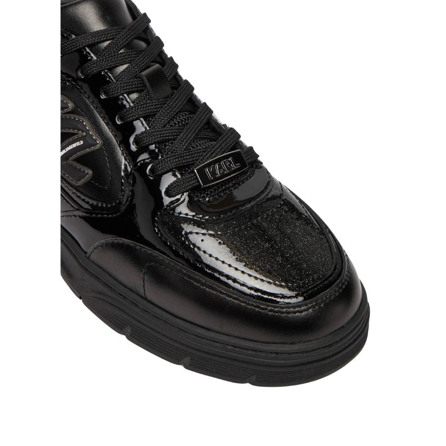 Karl Lagerfeld KL Monogram Leather Sneakers