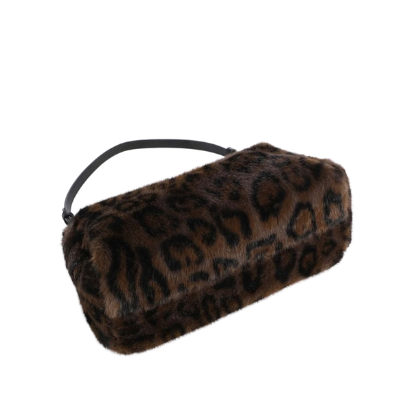 DKNY Faux Fur Leopard Bag