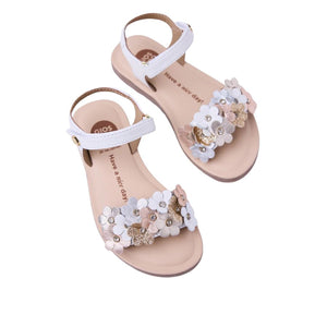 Gioseppo Flower Leather Sandals