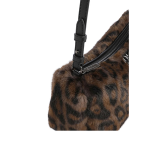 DKNY Faux Fur Leopard Bag