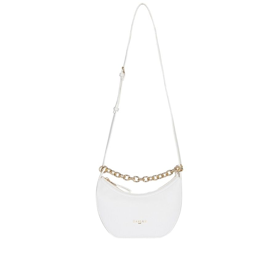 Gaëlle Paris crescent shoulder bag with chain detail