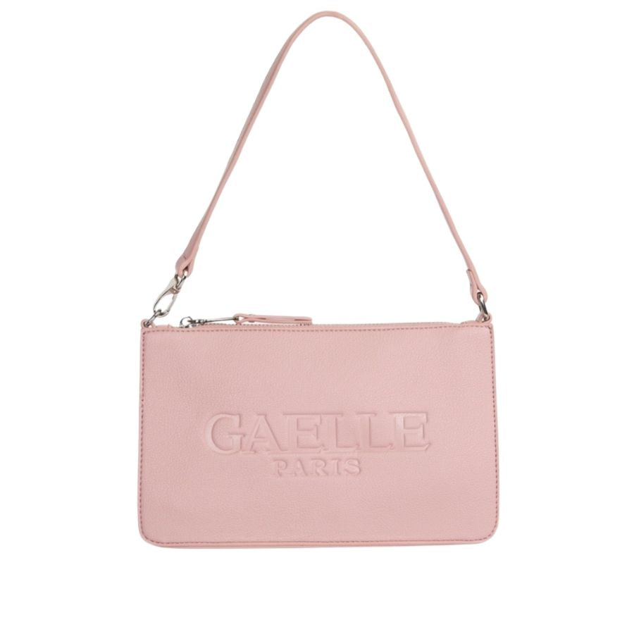 Gaëlle Paris embossed logo shoulder bag