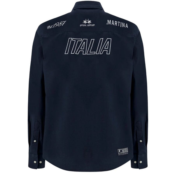 La Martina poplin shirt Italia Edition