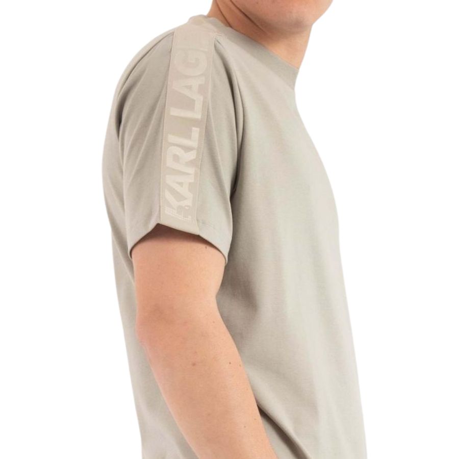 Karl Lagerfeld Logo Sleeve T-Shirt