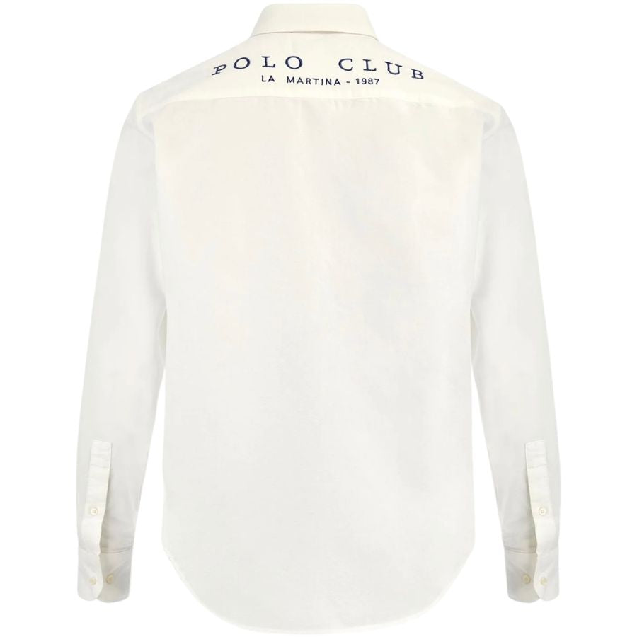 La Martina Oxford stretch shirt Polo Club