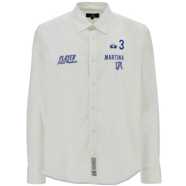 La Martina Poplin Shirt Italia Edition