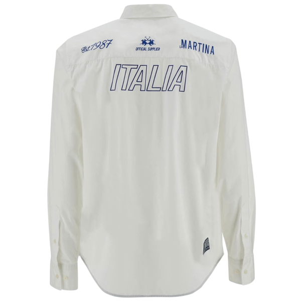 La Martina Poplin Shirt Italia Edition