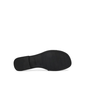 Just Cavalli Black Woven Flat Slides