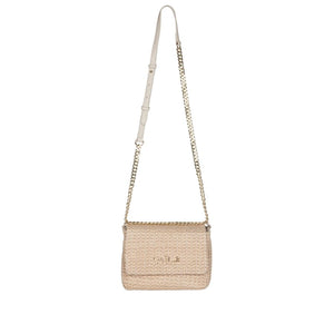 Gaëlle Paris woven crossbody bag with chain strap
