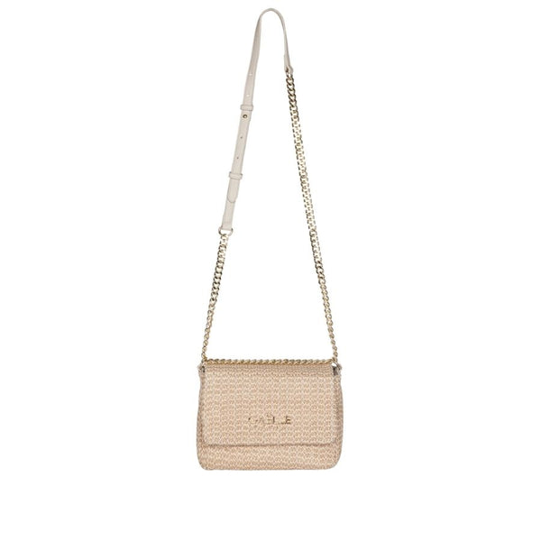 Gaëlle Paris woven crossbody bag with chain strap