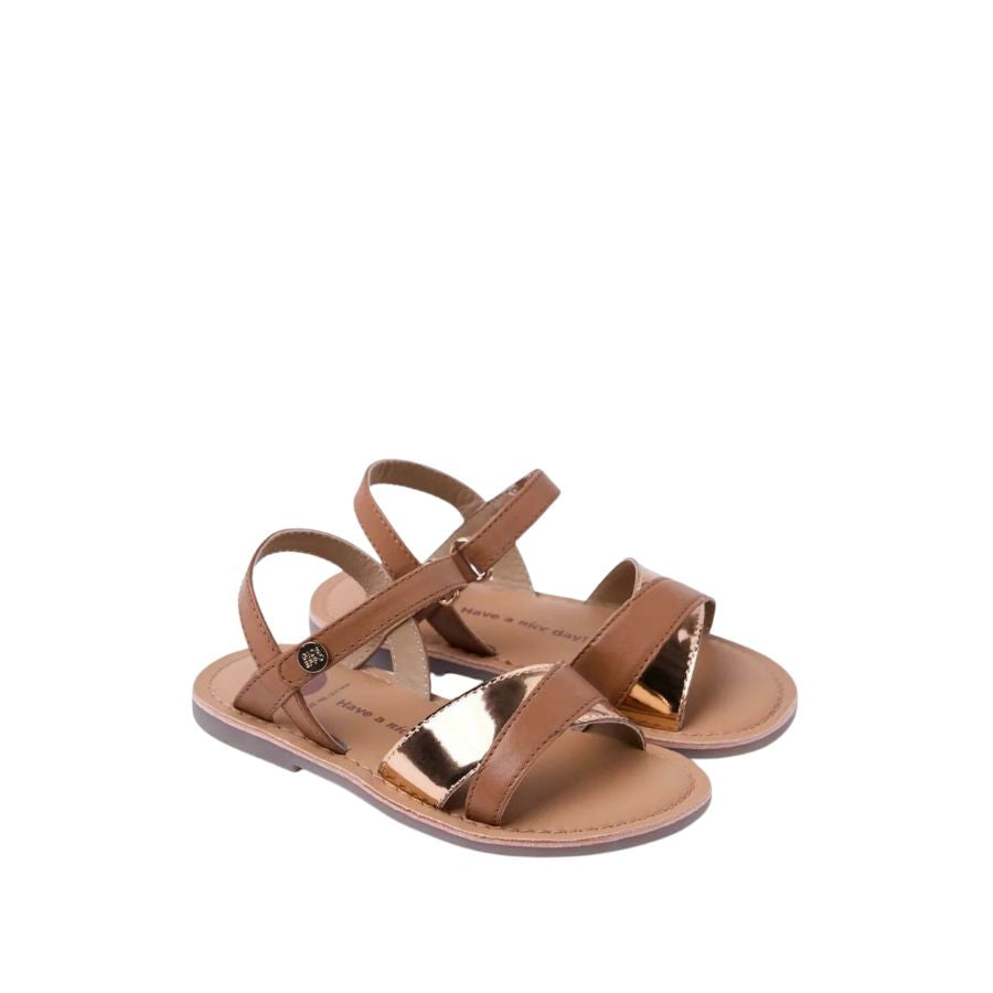 Gioseppo Metallic Strap Sandals