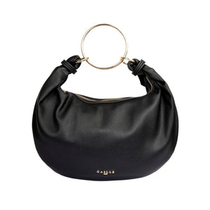 Gaëlle Paris hobo bag with metallic ring handle