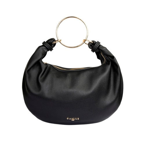 Gaëlle Paris hobo bag with metallic ring handle