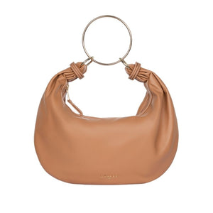 Gaëlle Paris hobo bag with metallic ring handle