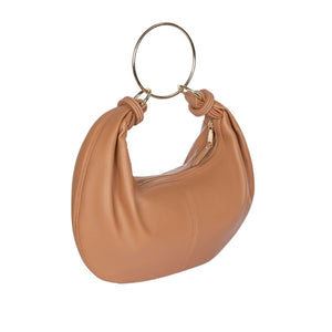 Gaëlle Paris hobo bag with metallic ring handle