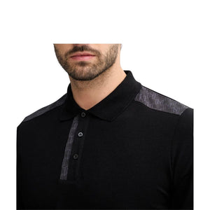 Karl Lagerfeld Monogram Detail Polo Shirt