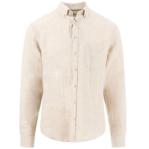 Fynch Hatton Linen Shirt with Chest Pocket