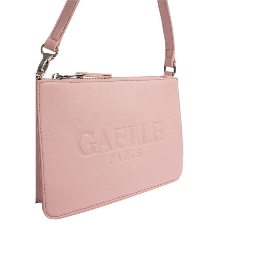 Gaëlle Paris embossed logo shoulder bag