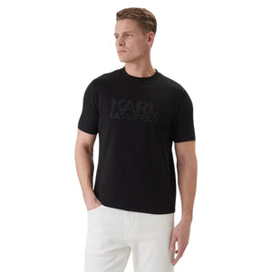 Karl Lagerfeld Logo Crewneck T-Shirt