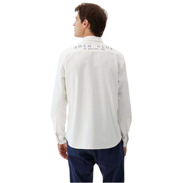 La Martina Oxford stretch shirt Polo Club