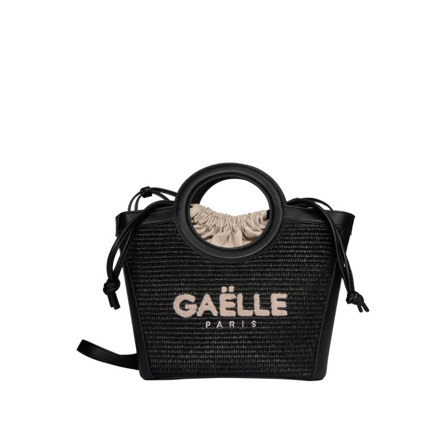 Gaëlle Paris woven tote bag with round handle
