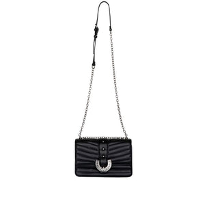 Gaëlle Paris quilted crossbody bag with chain strap