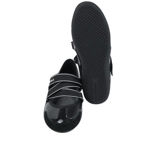 Karl Lagerfeld Leather Mary Jane Ballet Flats