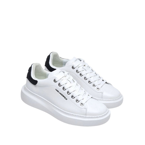 Karl Lagerfeld Leather Platform Sneakers