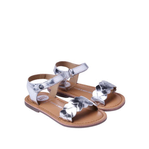 Gioseppo Braided Shiny Leather Sandals