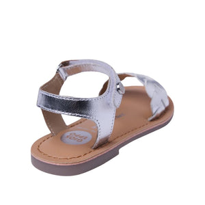 Gioseppo Braided Shiny Leather Sandals