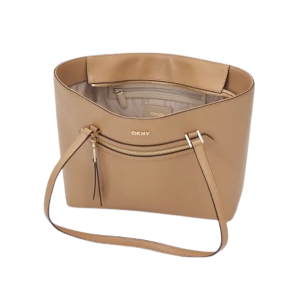 DKNY Tote Bag with Front Zip Pocket