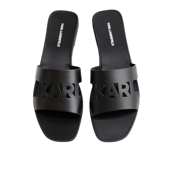 Karl Lagerfeld Cut-Out Slide