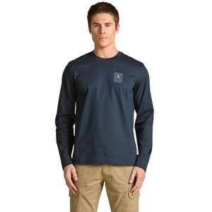 Aeronautica Militare Long-sleeve mercerized cotton t-shirt