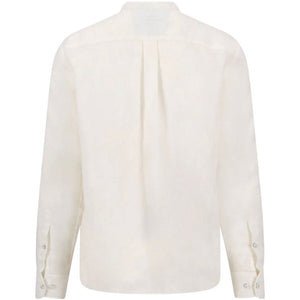 Fynch Hatton Linen Shirt with Chinese Collar