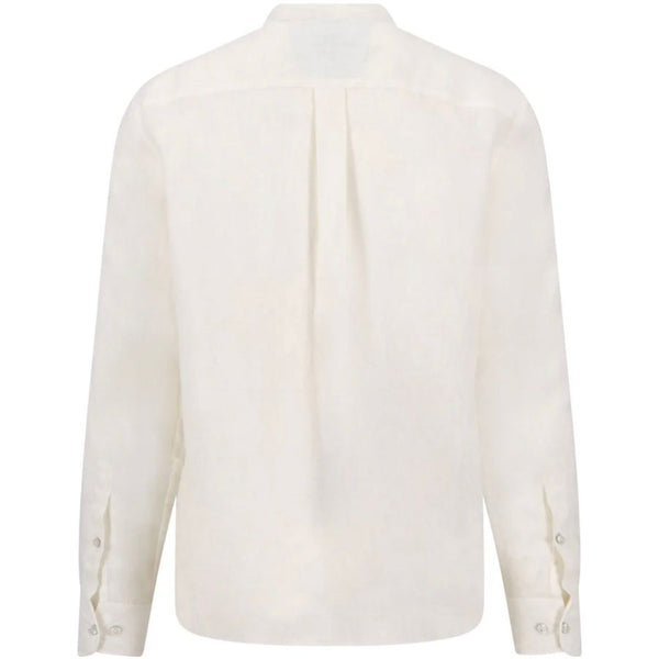 Fynch Hatton Linen Shirt with Chinese Collar