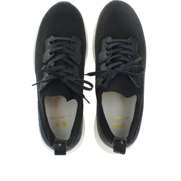 La Martina Knit & Suede sneakers