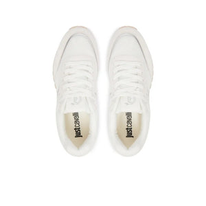 Just Cavalli White Platform Sneakers