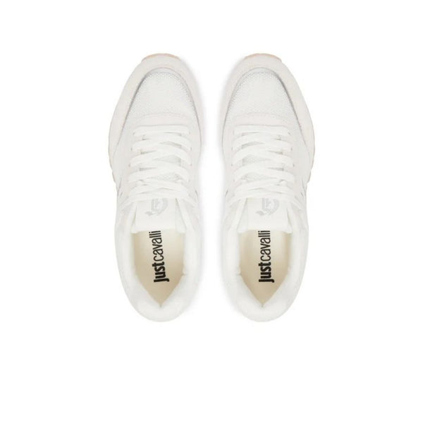 Just Cavalli White Platform Sneakers