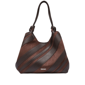 DKNY Stripe Paneled Commuter Tote