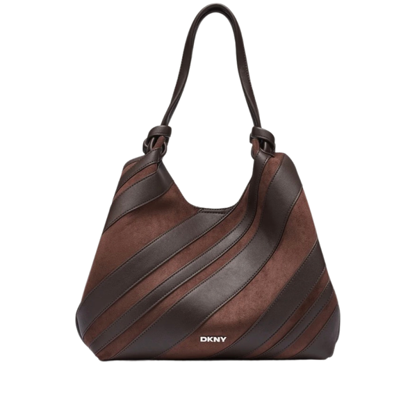 DKNY Stripe Paneled Commuter Tote