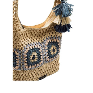 Mtng Crochet Shoulder Tote Bag