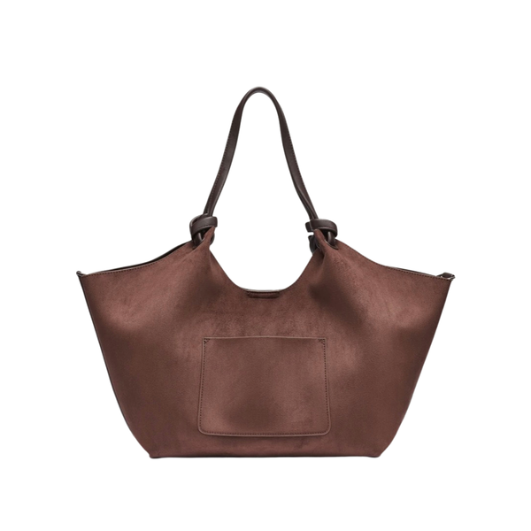 DKNY Stripe Paneled Commuter Tote