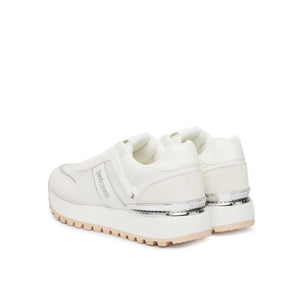 Just Cavalli White Platform Sneakers