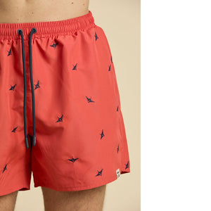 Aeronautica Militare All-over aircraft print Swim short