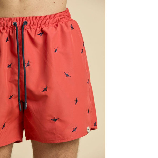Aeronautica Militare All-over aircraft print Swim short
