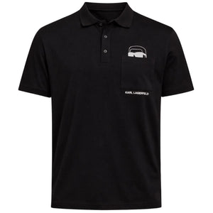 Karl Lagerfeld Polo Chest Pocket & Logo Print